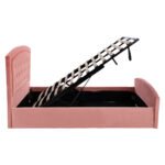 ΚΡΕΒΑΤΙ ODELIA ΒΕΛΟΥΔΟ ΣΑΠΙΟ ΜΗΛΟ ΜΕ ΑΠΟΘΗΚΕΥΤΙΚΟ ΧΩΡΟ 160x200 εκ. HM581.02 - Image 6