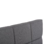 ΚΡΕΒΑΤΙ ΔΙΠΛΟ ΓΙΑ ΣΤΡΩΜΑ 160Χ200 AELIA HM684 ΓΚΡΙ ΥΦΑΣΜΑ & ΠΟΔΙΑ-SONAMA MDF 166x204x129Υεκ. - Image 3