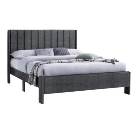 Αγόρασε ΚΡΕΒΑΤΙ ΔΙΠΛΟ KREDEN HM686.01 ΓΚΡΙ ΥΦΑΣΜΑ ΓΙΑ ΣΤΡΩΜΑ 160Χ200εκ. σε μοναδική τιμή στο clickforshop.gr