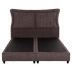 ΚΡEΒΑΤΙ ΔΙΠΛΟ NESTOR HM715.02 ΥΦΑΣΜΑ TEDDY ΚΑΦΕ--ΓΙΑ ΣΤΡΩΜΑ 160x200εκ. - Image 4