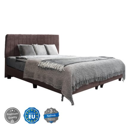 Αγόρασε ΚΡEΒΑΤΙ ΔΙΠΛΟ LUTHER HM717.02 ΥΦΑΣΜΑ TEDDY ΚΑΦΕ--ΓΙΑ ΣΤΡΩΜΑ 160x200εκ. σε μοναδική τιμή στο clickforshop.gr