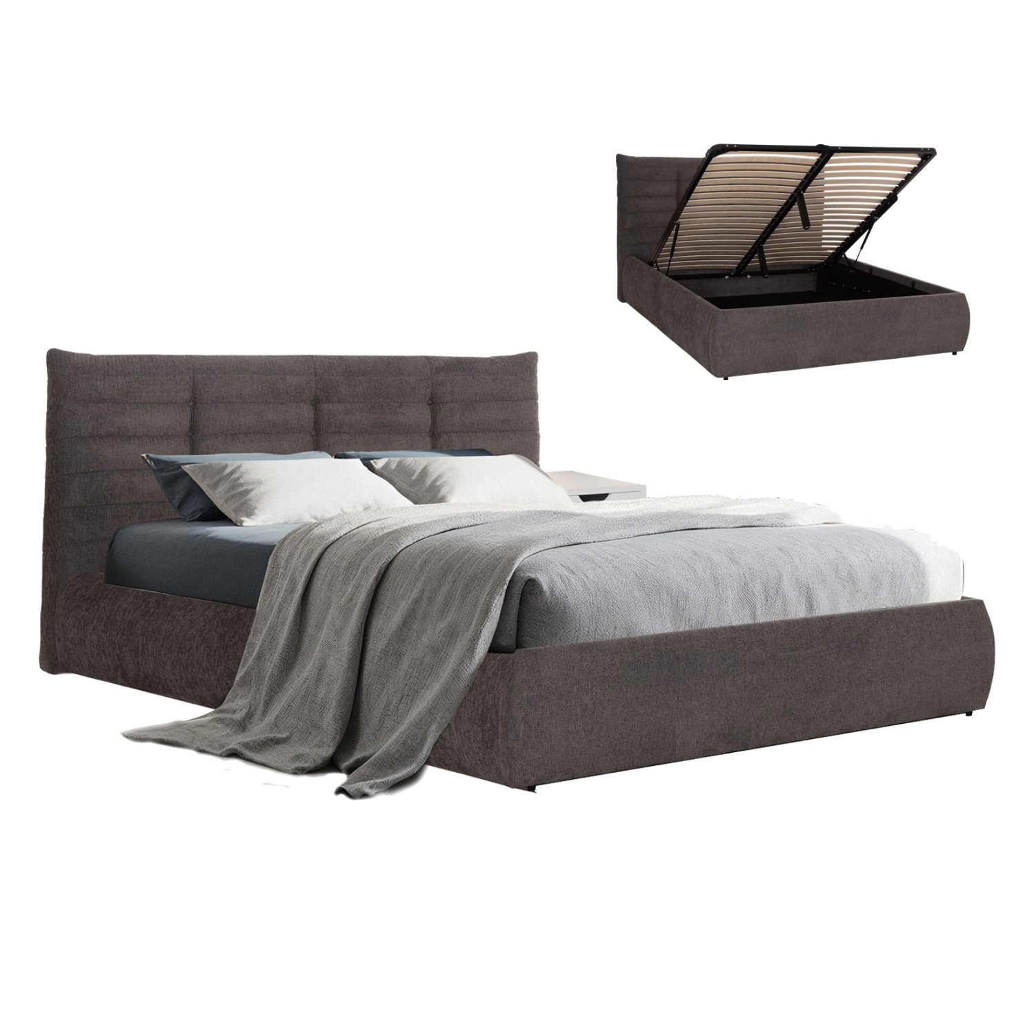 ΚΡΕΒΑΤΙ ΔΙΠΛΟ SANDRA HM732.01 ΓΚΡΙ ΥΦΑΣΜΑ & ΑΠΟΘΗΚΕΥΤΙΚΟΣ ΧΩΡΟΣ ΓΙΑ ΣΤΡΩΜΑ 160x200εκ Αγόρασε ΚΡΕΒΑΤΙ ΔΙΠΛΟ SANDRA HM732.01 ΓΚΡΙ ΥΦΑΣΜΑ & ΑΠΟΘΗΚΕΥΤΙΚΟΣ ΧΩΡΟΣ ΓΙΑ ΣΤΡΩΜΑ 160x200εκ σε μοναδική τιμή στο clickforshop.gr