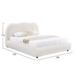 ΚΡΕΒΑΤΙ ΜΕ ΑΠΟΘ.ΧΩΡΟ KALLY HM729.03 ΜΠΕΖ FAUX FUR ΥΦΑΣΜΑ--ΓΙΑ ΣΤΡΩΜΑ 160x200εκ - Image 3