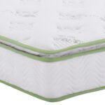 ΚΡΕΒΑΤΙ ΔΙΠΛΟ & ΣΤΡΩΜΑ CELINA HM21328 ΜΕΤΑΛΛΟ & ΞΥΛΟ ΣΕ DIRTY OAK--ΣΤΡΩΜΑ 150x200εκ - Image 4