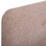 ΚΡΕΒΑΤΙ HM648.22 DOLORES, ΜΠΕΖ ΥΦΑΣΜΑ τ.NUBUCK, 120x200 εκ. - Image 6