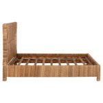 ΚΡΕΒΑΤΙ THAW HM672 ΞΥΛΟ ΤΕΑΚ ΣΚΕΛΕΤΟΣ-ΨΑΘΑ ΑΠΟ ΜΠΑΝΑΝΑ 180x200εκ. - Image 4