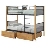 Αγόρασε ΚΡΕΒΑΤΙ ΚΟΥΚΕΤΑ ΜΕ 2 ΕΠΙΔΑΠΕΔΙΑ ΣΥΡΤΑΡΙΑ RAYVEN HM21119.02 ΞΥΛΟ-ΜΕΤΑΛΛΟ-ΓΙΑ ΣΤΡΩΜΑΤΑ  90x190εκ σε μοναδική τιμή στο clickforshop.gr