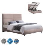 Αγόρασε ΚΡΕΒΑΤΙ MILO ΜΕ ΑΠΟΘ.ΧΩΡΟ HM738.22 ΜΠΕΖ TEDDY ΥΦΑΣΜΑ ΓΙΑ ΣΤΡΩΜΑ 140x200εκ σε μοναδική τιμή στο clickforshop.gr