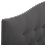 ΚΡΕΒΑΤΙ MALENA ΜΕ ΑΠΟΘΗΚΕΥΤΙΚΟ ΑΠΟ ΓΚΡΙ ΒΕΛΟΥΔΟ HM624.10 ΓΙΑ ΣΤΡΩΜΑ 160x200 εκ. - Image 6