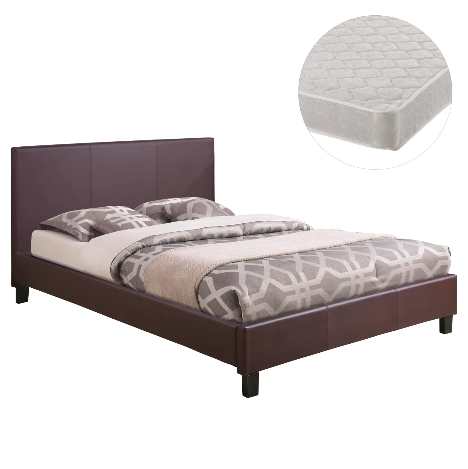 ΚΡΕΒΑΤΙ ΜΕ ΣΤΡΩΜΑ BECCA HM21283.02 ΚΑΦΕ PU--ΓΙΑ 150x200εκ Αγόρασε ΚΡΕΒΑΤΙ ΜΕ ΣΤΡΩΜΑ BECCA HM21283.02 ΚΑΦΕ PU--ΓΙΑ 150x200εκ σε μοναδική τιμή στο clickforshop.gr