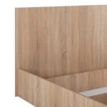 ΚΡΕΒΑΤΙ ADLER ΜΕΛΑΜΙΝΗΣ ΔΙΠΛΟ ΓΙΑ ΣΤΡΩΜΑ 160Χ200εκ. SONOMA OAK HM2432 - Image 5