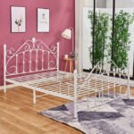 ΚΡΕΒΑΤΙ MADEN ΜΕΤΑΛΛΙΚΟ 150x200 εκ. ΛΕΥΚΟ ΧΡΩΜΑ HM576.02 - Image 2