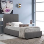 ΚΡΕΒΑΤΙ MONDY 90x200 εκ. ΜΕ ΥΦΑΣΜΑ DARK GREY HM586.05 - Image 3