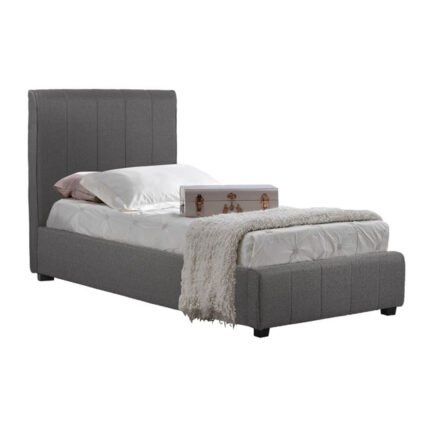 Αγόρασε ΚΡΕΒΑΤΙ MONDY 90x200 εκ. ΜΕ ΥΦΑΣΜΑ DARK GREY HM586.05 σε μοναδική τιμή στο clickforshop.gr