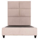 ΚΡΕΒΑΤΙ ΜΟΝΟ MILO HM652.32 ΜΠΕΖ TEDDY ΥΦΑΣΜΑ ΓΙΑ ΣΤΡΩΜΑ 90x200εκ - Image 3