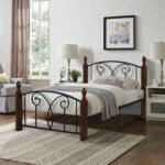 ΚΡΕΒΑΤΙ ΜΟΝΟ & ΣΤΡΩΜΑ SUZIE HM21331 ΜΕΤΑΛΛΟ & ΞΥΛΟ ΣΕ ΚΑΡΥΔΙ--ΣΤΡΩΜΑ 90x190εκ - Image 2