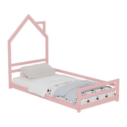 Αγόρασε ΚΡΕΒΑΤΙ ΠΑΙΔΙΚΟ HOUSER HM676.06 τ.MONTESSORI ΞΥΛΟ ΠΕΥΚΟ ΡΟΖ- 190x90εκ σε μοναδική τιμή στο clickforshop.gr