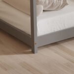 ΚΡΕΒΑΤΙ ΠΑΙΔΙΚΟ PEPE HM677.05 τ.MONTESSORI ΞΥΛΟ ΠΕΥΚΟ ΓΚΡΙ- 190x90εκ - Image 5