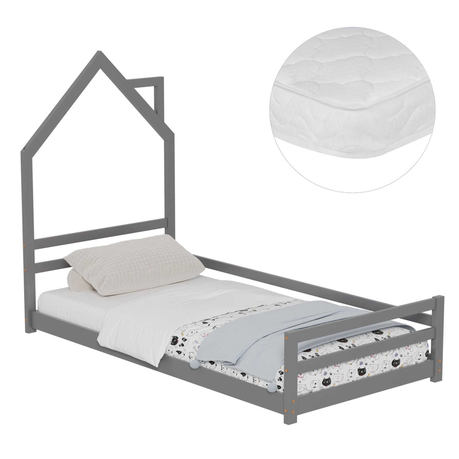 ΚΡΕΒΑΤΙ ΠΑΙΔΙΚΟ ΜΕ ΣΤΡΩΜΑ HOUSER HM21301.01 ΞΥΛΟ ΠΕΥΚΟΥ ΣΕ ΓΚΡΙ--ΣΤΡΩΜΑ 90x190εκ Αγόρασε ΚΡΕΒΑΤΙ ΠΑΙΔΙΚΟ ΜΕ ΣΤΡΩΜΑ HOUSER HM21301.01 ΞΥΛΟ ΠΕΥΚΟΥ ΣΕ ΓΚΡΙ--ΣΤΡΩΜΑ 90x190εκ σε μοναδική τιμή στο clickforshop.gr