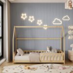 ΚΡΕΒΑΤΙ ΠΑΙΔΙΚΟ ΜΕ ΣΤΡΩΜΑ PHYLLIS HM21304 ΞΥΛΟ ΠΕΥΚΟΥ ΣΕ ΦΥΣΙΚΟ--ΣΤΡΩΜΑ 90x190εκ - Image 5