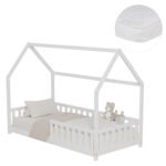 Αγόρασε ΚΡΕΒΑΤΙ ΠΑΙΔΙΚΟ ΜΕ ΣΤΡΩΜΑ PHYLLIS HM21304.01 ΞΥΛΟ ΠΕΥΚΟΥ ΣΕ ΛΕΥΚΟ--ΣΤΡΩΜΑ 90x190εκ σε μοναδική τιμή στο clickforshop.gr