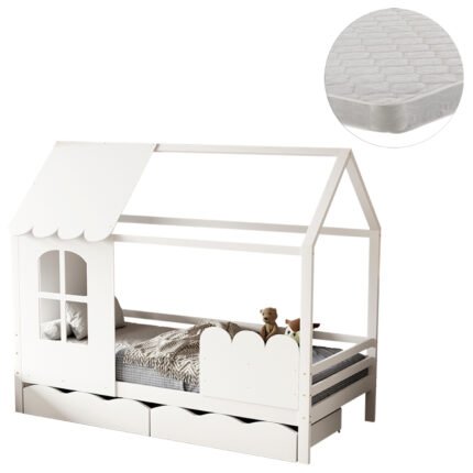 Αγόρασε ΚΡΕΒΑΤΙ ΠΑΙΔΙΚΟ ΜΕ ΣΤΡΩΜΑ DOMER HM21319 ΞΥΛΟ ΠΕΥΚΟΥ ΣΕ ΛΕΥΚΟ--ΣΤΡΩΜΑ 90x190εκ σε μοναδική τιμή στο clickforshop.gr