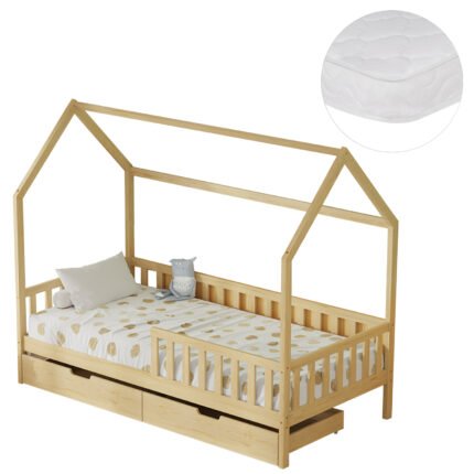 Αγόρασε ΚΡΕΒΑΤΙ ΠΑΙΔΙΚΟ ΜΕ ΣΥΡΤΑΡΙΑ PHYLLIS HM21324 ΞΥΛΟ ΠΕΥΚΟΥ ΦΥΣΙΚΟ--ΜΕ ΣΤΡΩΜΑ 90x190εκ σε μοναδική τιμή στο clickforshop.gr