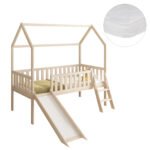 Αγόρασε ΚΡΕΒΑΤΙ ΠΑΙΔΙΚΟ ΤΣΟΥΛΗΘΡΑ PHYLLIS HM21310 ΠΕΥΚΟ ΣΕ ΦΥΣΙΚΟ--ΜΕ ΣΤΡΩΜΑ 90x190εκ σε μοναδική τιμή στο clickforshop.gr