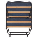 ΚΡΕΒΑΤΙ-ΡΑΝΤΖΟ ΙΤΑΛΙΑΣ NOBLE HM393.02 ΜΕΤΑΛΛΙΚΟ ΜΕ ΡΟΔΕΣ & ΣΤΡΩΜΑ 9εκ ΓΚΡΙ 80x182x37.5Υεκ. - Image 6