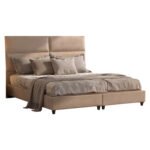 Αγόρασε ΚΡΕΒΑΤΙ ΥΠΕΡΔΙΠΛΟ MILO ΑΠΟ ΣΚΟΥΡΟ ΜΠΕΖ ΥΦΑΣΜΑ HM628.22 ΓΙΑ ΣΤΡΩΜΑ 180x200 εκ. σε μοναδική τιμή στο clickforshop.gr