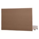 ΚΡΕΒΑΤΙ ΥΠΕΡΔΙΠΛΟ MILO ΑΠΟ ΣΚΟΥΡΟ ΜΠΕΖ ΥΦΑΣΜΑ HM628.22 ΓΙΑ ΣΤΡΩΜΑ 180x200 εκ. - Image 6