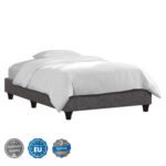 Αγόρασε ΚΡΕΒΑΤΙ-ΥΠΟΣΤΡΩΜΑ SIGGY HM722.10 ΧΩΡΙΣ ΑΠΟΘ.ΧΩΡΟ--ΓΚΡΙ ΥΦΑΣΜΑ--ΓΙΑ 90Χ200εκ. σε μοναδική τιμή στο clickforshop.gr