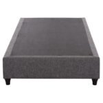 ΚΡΕΒΑΤΙ-ΥΠΟΣΤΡΩΜΑ SIGGY HM722.10 ΧΩΡΙΣ ΑΠΟΘ.ΧΩΡΟ--ΓΚΡΙ ΥΦΑΣΜΑ--ΓΙΑ 90Χ200εκ. - Image 4