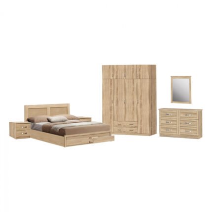 Αγόρασε ΚΡΕΒΑΤΟΚΑΜΑΡΑ 7ΤΜΧ ΚΡΕΒΑΤΙ ΣΤΡ.150Χ200 -ΚΟΜΟΔΙΝΟ-ΝΤΟΥΛΑΠΑ-ΤΟΥΑΛΕΤΑ SONAMA HM11099.02 σε μοναδική τιμή στο clickforshop.gr