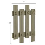 ΚΡΕΜΑΣΤΡΑ ΕΙΣΟΔΟΥ WESSON HM8940.12 ΜΕΛΑΜΙΝΗ ΣΕ OLIVE GREEN 64x4x79Υεκ. - Image 2