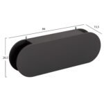 ΚΡΕΜΑΣΤΡΑ ΕΙΣΟΔΟΥ & ΚΛΕΙΣΤΟ ΡΑΦΙ STOR HM18078.03 ΜΕΛΑΜΙΝΗ ΣΚΟΥΡΟ ΓΚΡΙ 84x15.5x28.5Υεκ - Image 2