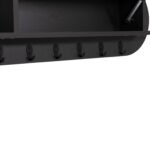 ΚΡΕΜΑΣΤΡΑ ΕΙΣΟΔΟΥ & ΚΛΕΙΣΤΟ ΡΑΦΙ STOR HM18078.03 ΜΕΛΑΜΙΝΗ ΣΚΟΥΡΟ ΓΚΡΙ 84x15.5x28.5Υεκ - Image 6