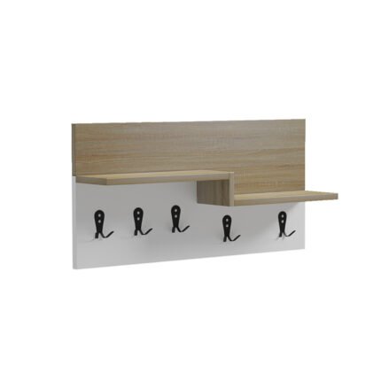 Αγόρασε ΚΡΕΜΑΣΤΡΑ ΕΙΣΟΔΟΥ & ΡΑΦΙ NYDA HM18079.01 ΜΕΛΑΜΙΝΗ ΣΟΝΑΜΑ-ΛΕΥΚΟ 65x13.2x31Υεκ. σε μοναδική τιμή στο clickforshop.gr