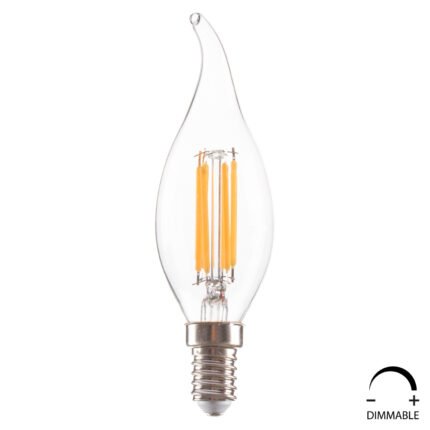 Αγόρασε ΛΑΜΠΤΗΡΑΣ HM4047.01 ΣΤΥΛ ΦΛΟΓΑ LED FILAMENT 6W E14 3000K ΔΙΑΦΑΝΟ DIMMABLE σε μοναδική τιμή στο clickforshop.gr