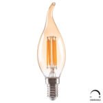 Αγόρασε ΛΑΜΠΤΗΡΑΣ HM4047.02 ΣΤΥΛ ΦΛΟΓΑ LED FILAMENT 6W E14 3000K GOLD DIMMABLE σε μοναδική τιμή στο clickforshop.gr
