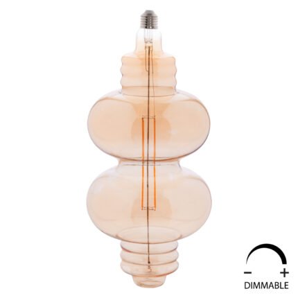 Αγόρασε ΛΑΜΠΤΗΡΑΣ LED FILAMENT 8W E27 3000K GOLD COLOR DIMMABLE HM4053.02 σε μοναδική τιμή στο clickforshop.gr