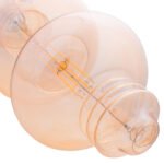 ΛΑΜΠΤΗΡΑΣ LED FILAMENT 8W E27 3000K GOLD COLOR DIMMABLE HM4053.02 - Image 4