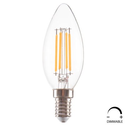 Αγόρασε ΛΑΜΠΤΗΡΑΣ LED FILAMENT 4W E14 3000K ΔΙΑΦΑΝΟΣ DIMMABLE HM4048.01 σε μοναδική τιμή στο clickforshop.gr