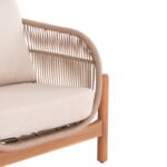 LOUNGE ΣΕΤ SANJI HM21214 ΤΡΑΠΕΖΙ & 2 ΠΟΛΥΘΡΟΝΕΣ--ΞΥΛΟ ΑΚΑΚΙΑΣ-ΑΛΟΥΜΙΝΙΟ-ΣΧΟΙΝΙ - Image 4