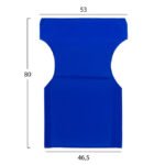 ΜΑΞΙΛΑΡΙ TEXTILENE 600gr/m2 2X1 ΜΠΛΕ ΓΙΑ ΠΟΛΥΘΡΟΝΑ ΣΚΗΝΟΘΕΤΗ HM5272.01 46.5Χ53Χ80Υεκ. - Image 2