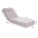 ΜΑΞΙΛΑΡΙ ΞΑΠΛΩΣΤΡΑΣ KIHEI HM21094.01 OLEFIN ΨΑΡΟΚΟΚΚΑΛΟ ΜΕ FOAM 198x70x20Υεκ - Image 2