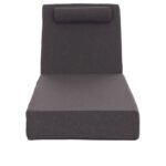 ΜΑΞΙΛΑΡΙ ΞΑΠΛΩΣΤΡΑΣ KIHEI HM21094.03 OLEFIN ΣΚΟΥΡΟ ΓΚΡΙ ΜΕ FOAM 198x70x20Υεκ - Image 5