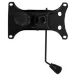 ΜΕΤΑΛΛΙΚΗ ΒΑΣΗ ΜΕ ΜΟΧΛΟΥΣ ΓΙΑ ΚΑΡΕΚΛΕΣ ΓΡΑΦΕΙΟΥ 26X15εκ. HM11376 - Image 3