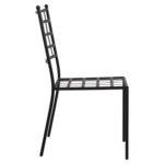 ΜΕΤΑΛΛΙΚΗ ΚΑΡΕΚΛΑ EMERY HM5509 ΣΕ ΜΑΥΡΗ ΑΠΟΧΡΩΣΗ 46x58x88  cm - Image 4