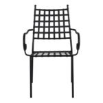 ΜΕΤΑΛΛΙΚΗ ΠΟΛΥΘΡΟΝΑ KENNEDY HM5171.11 ΣΕ ΜΑΥΡΗ ΑΠΟΧΡΩΣΗ 57x60x92Y - Image 3